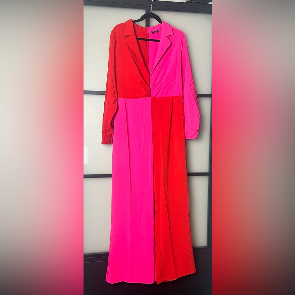 Patrick Starrr x FTF - Showing Up Showing Out Colorblock Jumpsuit Size 1 (14/16)